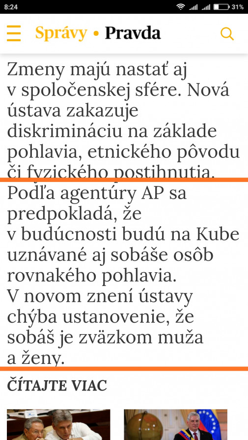 Nova kubanska ustava je modernejsia ako slovenska